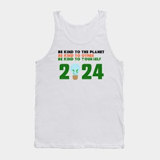 Teacher Earth day 2024  gift april 22 Rainbow Tank Top